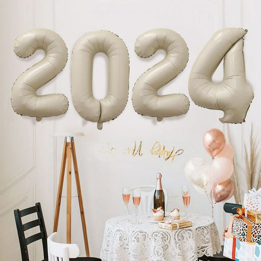 Воздушный шар фольгированный 40" цифра 4