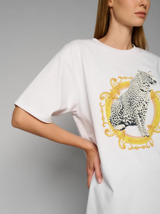 Футболка женская 12411-42027 white - Eleganzza фото 4