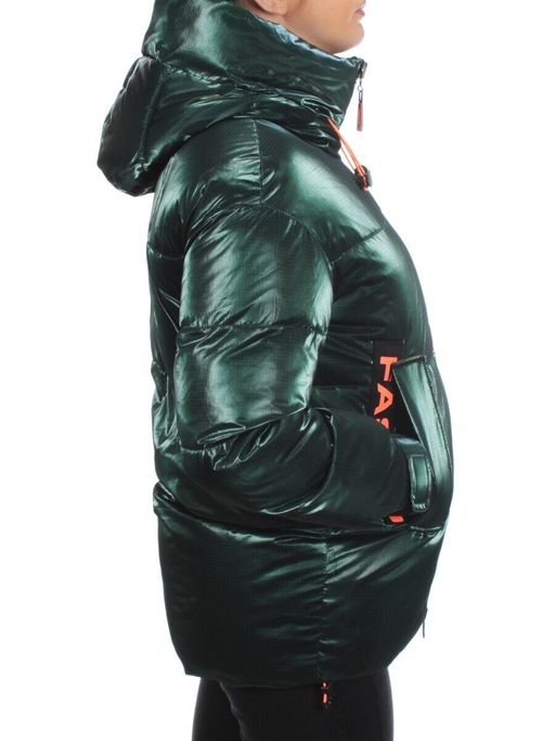 8100 DK. GREEN Пальто женское зимнее JARIUS (200 гр. холлофайбера) - Fashion фото 4