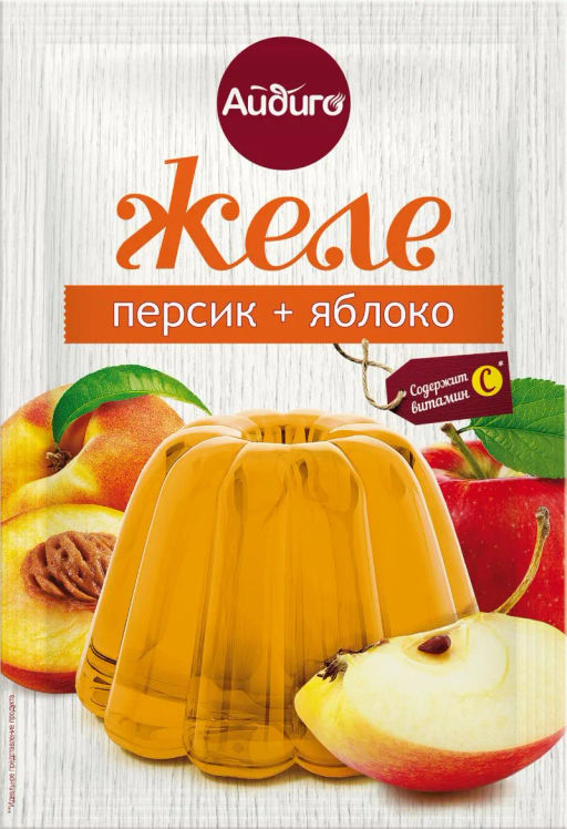 Желе Яблоко-Персик 50г - Айдиго фото 2