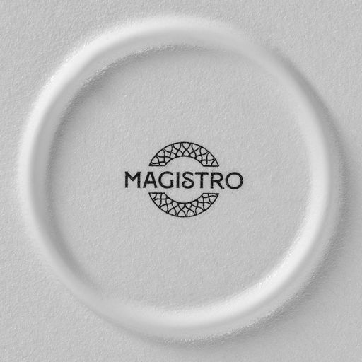 Тарелка Magistro Line, d=26.5 см, фарфор, белая  фото 5