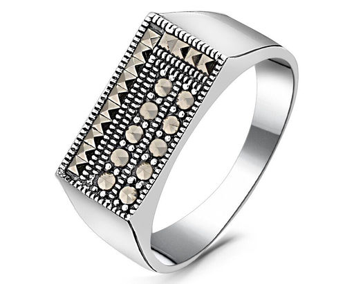 Кольцо, марказит, ТМК-89