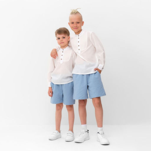 Рубашка для мальчика MINAKU, белая, рост 134 см