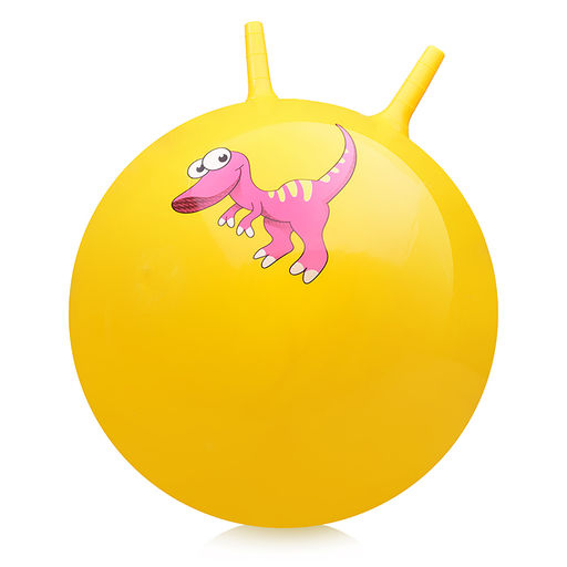 Мяч с рожками 65см "Дино" (цвет в ассортименте)