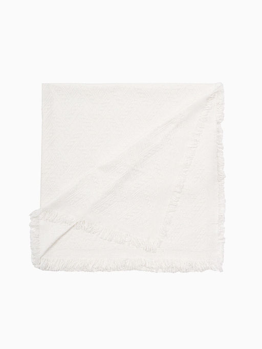 Скатерть «Этель», белая, фактурная, 130×130 см