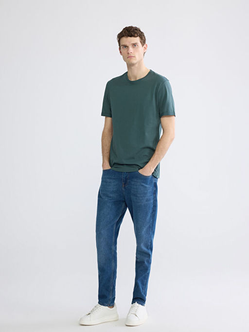 Bisiklet Yaka Erkek Penye Ti??rt