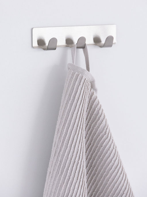 Крючок на липучке 2,5x12x2 серый нержавеющая сталь - Lucky фото 4