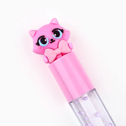 Блеск для губ «Кошечка» для девочек, тон прозрачный, 8 мл МИКС