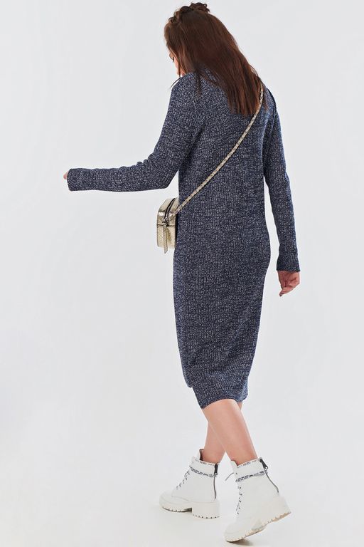 Платье теплое миди с высоким горлом - Fly фото 7