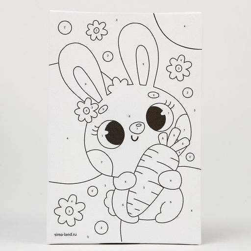 Картина по номерам Любопытный зайчик, 20 30 см - Школа талантов фото 3