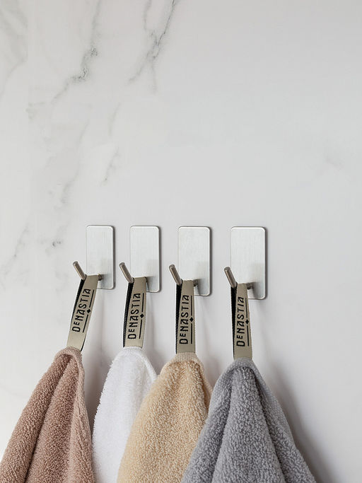 Набор крючков 4шт серый нержавеющая сталь