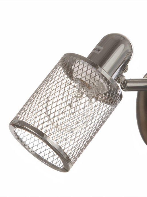 Бра настенное BayerLux «Анрия», 1хЕ14, 40 Вт, хром, 14×8×12 см