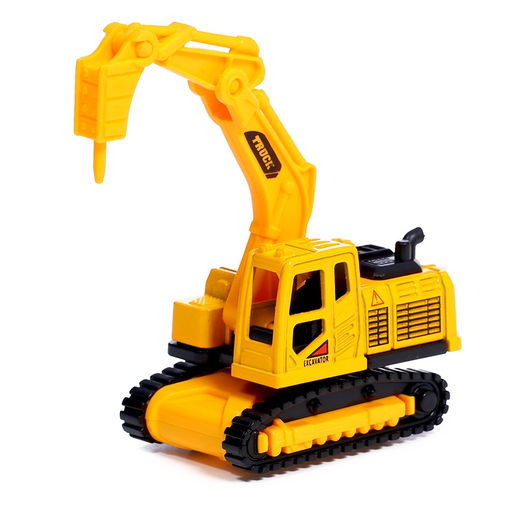 Машинка металлическая Строительная техника. Кран, МИКС - Simaland фото 6