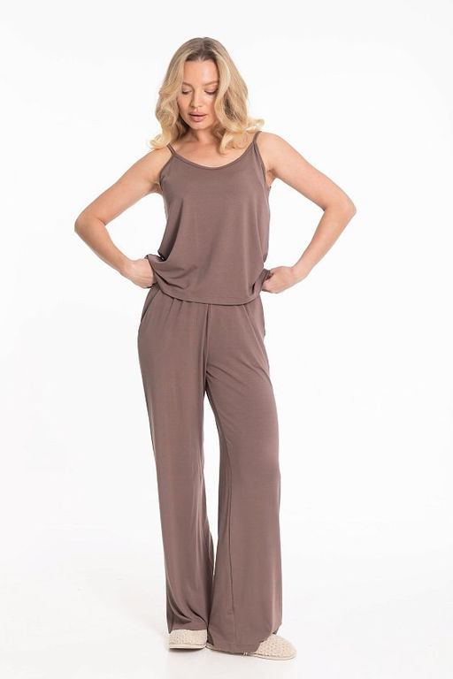 Пижама М325320к коричневый - Елена фото 2