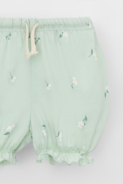 Crockid _ КР 400683/пастельно-зеленый,милые цветочки к543 шорты д/дев яс  фото 6
