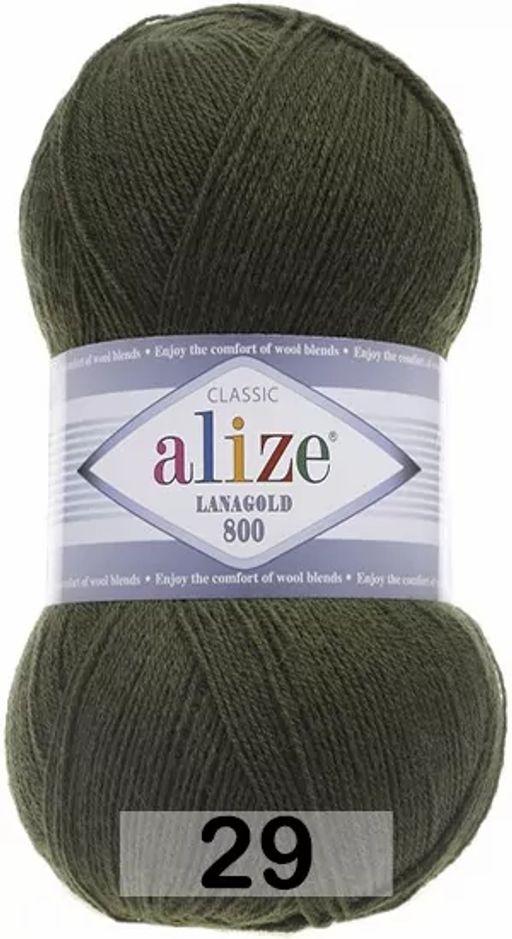 Пряжа LANAGOLD 800 - Alize фото 28