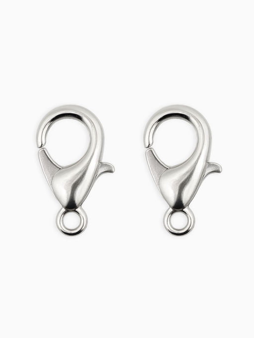 Набор для создания украшений "Минимум" колечки, кримпы, цепочки, цвет серебро