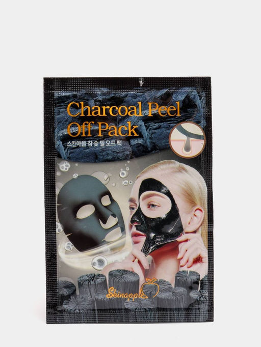 Маска пленка для лица против черных точек с древесным углем - Charcoal Peel Off Pack , 1 уп (20 шт)