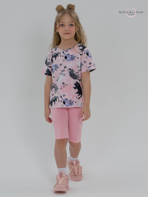 Костюм Актив ленивые котики-розовый - Sovalina фото 12