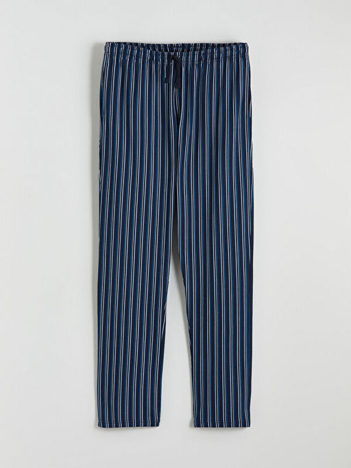 Standart Kal?p ?izgili Erkek Pijama Alt?