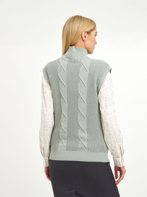 водолазка женская из хлопка без рукавов - Glenfield фото 10