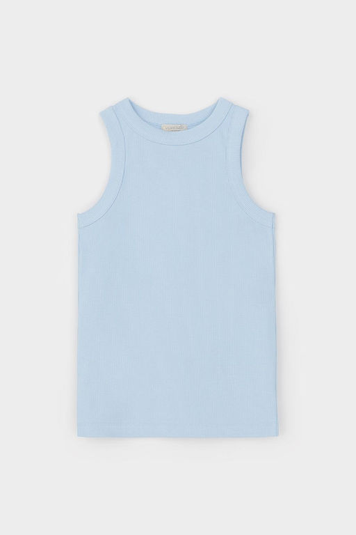 VERY NEAT _ ЕВТ 3239/пыльный голубой майка жен  фото 2