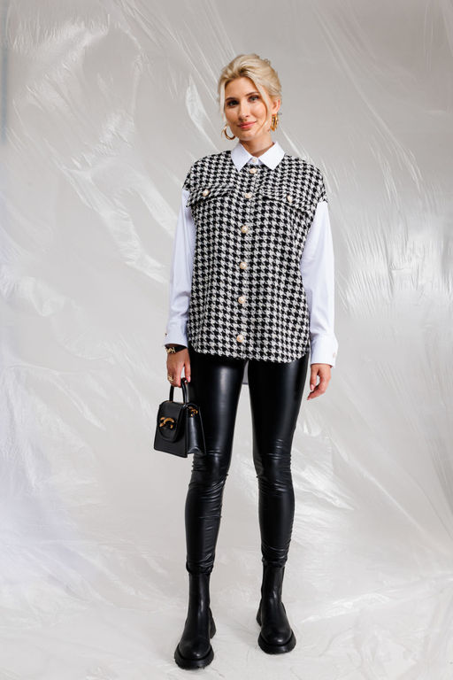 Рубашка KOKOdea 4.29-Р принт шанель  фото 2