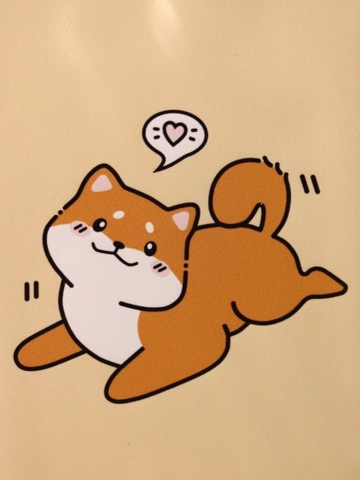 Обложка для паспорта Аниме Shiba inu love, плотность 560 мкм