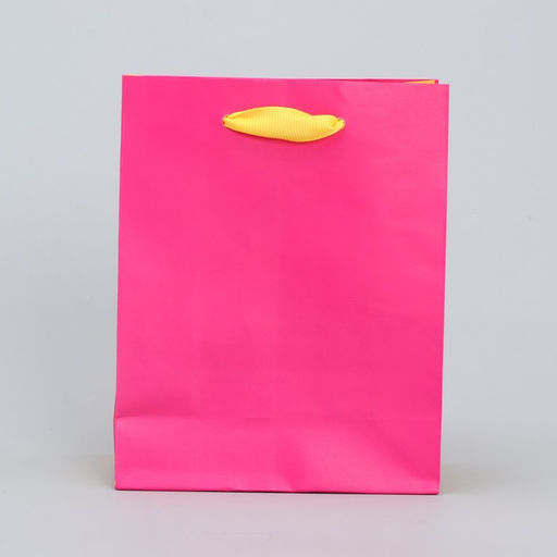 Пакет подарочный двухцветный Жёлтый-розовый, S 12 х 15 х 5.5 см - Дарите счастье фото 2