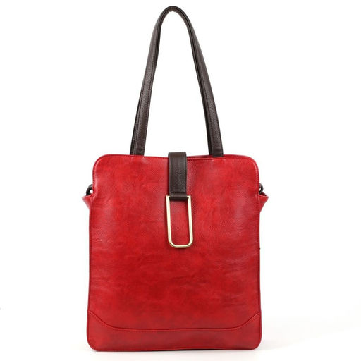 Женская сумка шоппер из эко кожи с косметичкой 0075-2 - Cidirro фото 5