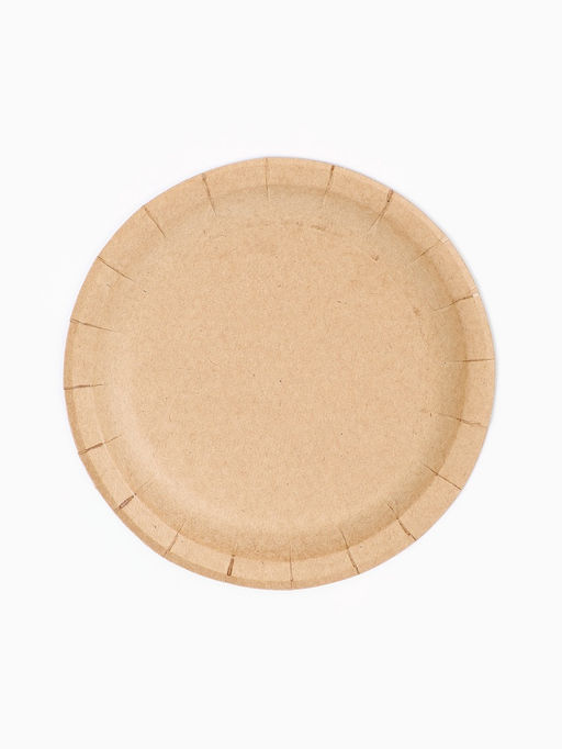 Посуда бумажная одноразовая «Крафт», 20 персон