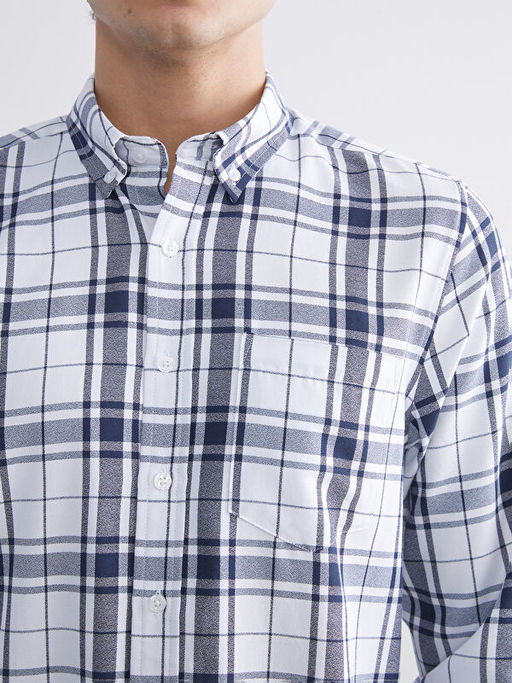 Regular Fit Uzun Kollu Ekose Arm?rl? Erkek G?mlek