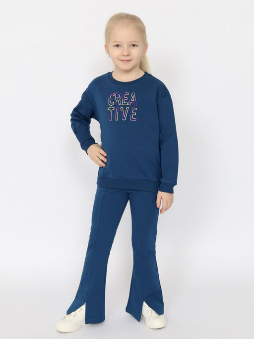 CRB wear/CSKG 70467-41-395 Брюки для девочки,темно-синий/Ex.Cherubino  фото 4