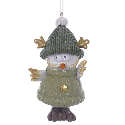 Фигурка декоративная подвесная "Сова", L5 W4,5 H10 см