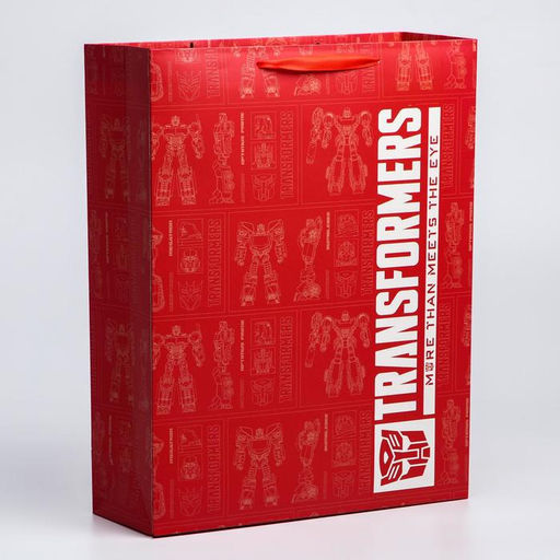 Пакет подарочный, 31х40х11 см, упаковка, Трансформеры