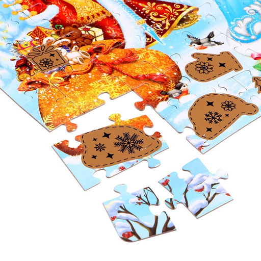 Пазл со скретч слоем Волшебство Нового года, 118 деталей - Puzzle time фото 3