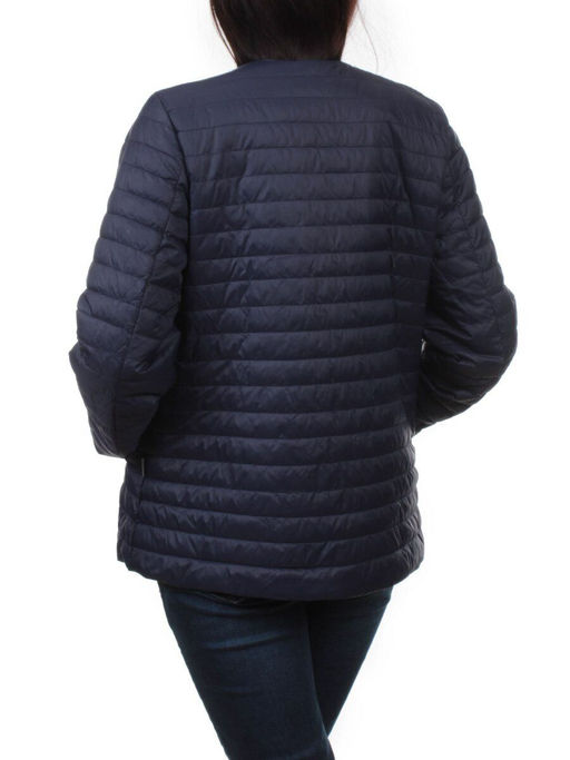 K-527 DK. BLUE Куртка демисезонная стеганая женская (70 гр. холлофайбер) - Fashion фото 8