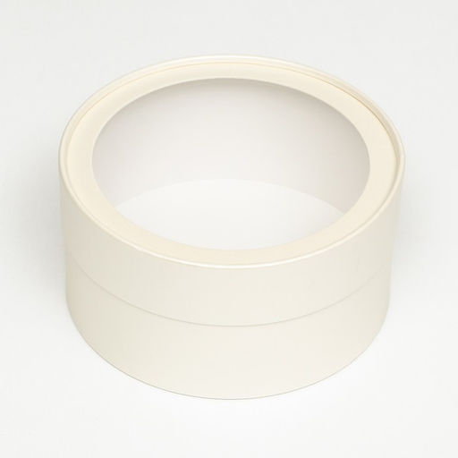 Подарочная коробка Крема кремовая, завальцованная с окном, 21 х 11 см - UPAK LAND фото 3