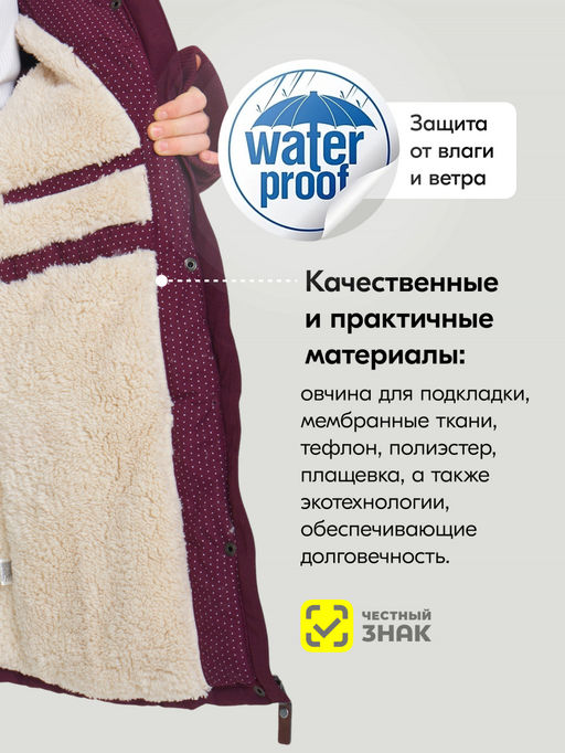 Парка зимняя на овчине