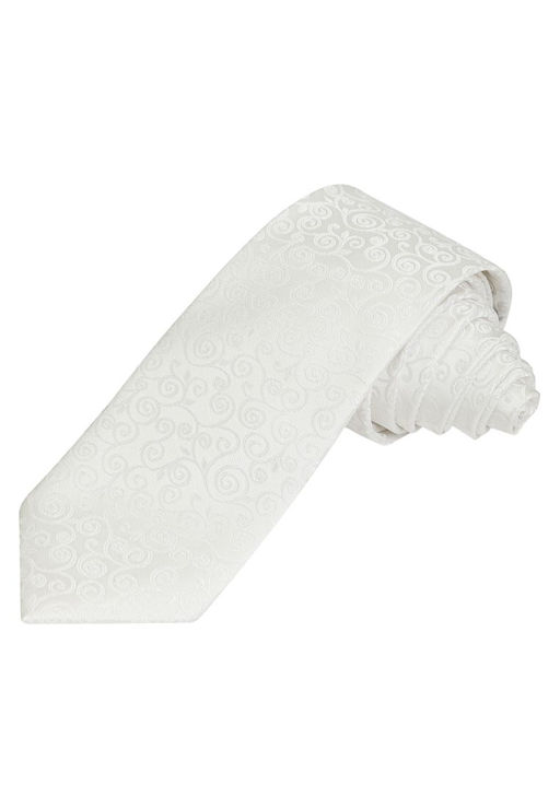 Галстук мужской GREG Greg-poly 7- белый 508.9.128  фото 2
