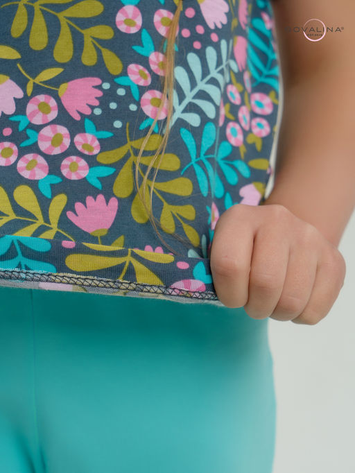 Костюм Мун розовые колокольчики-мятный - Sovalina фото 23