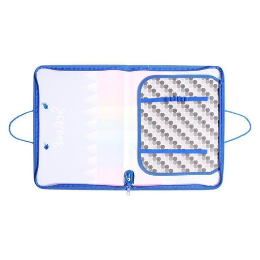 Папка для труда, А4, пластиковая, 32.5×23×2.5 см «Карандаши»