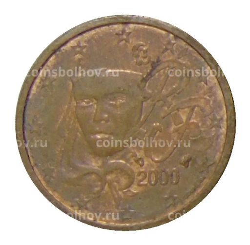 2 евроцента 2000 года Франция