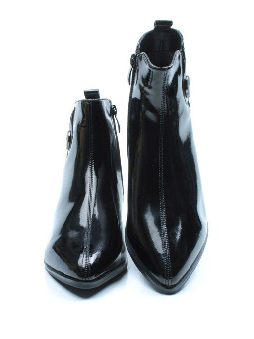 01-PCG265-1 BLACK Ботинки демисезонные женские (натуральная кожа, байка) - Фабричный китай фото 14