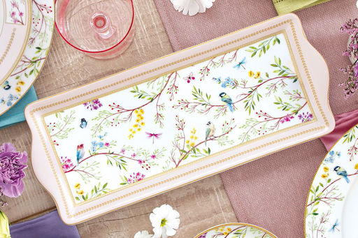 Блюдо прямоугольное Пение птиц, 35х15 см - Easy life фото 4