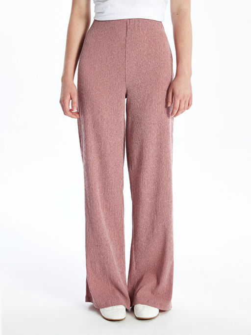 Dar Fit Dokulu Kad?n Pantolon