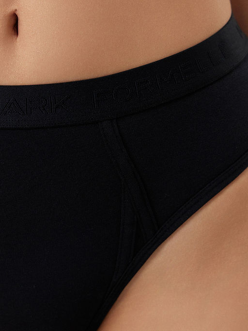 Трусики бразилиана черные в наборе, 3 шт - Mark formelle фото 6