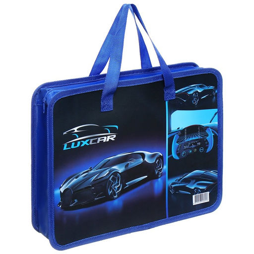 Папка с ручками пластиковая А4 Calligrata Машина, 32,2х25,6х7 см,  фото 2