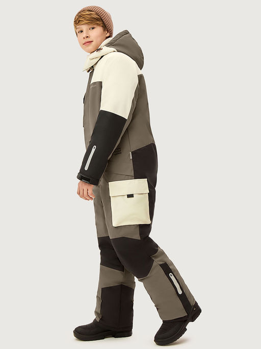 Комбинезон 8з4526 серый песок