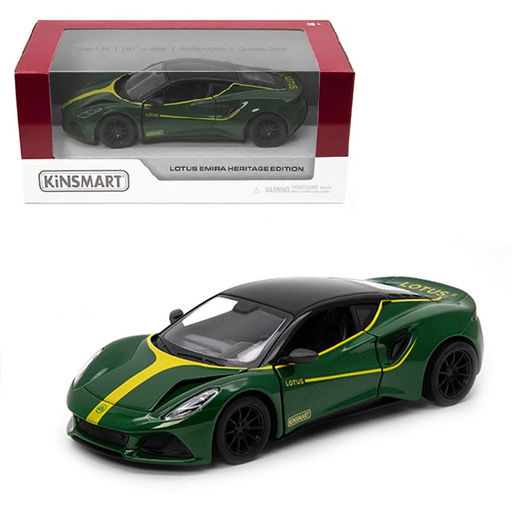 Kinsmart. Модель арт.KT5456W/1 "Lotus Emira Heritage Edition" 1:34 (зеленая) инерц.